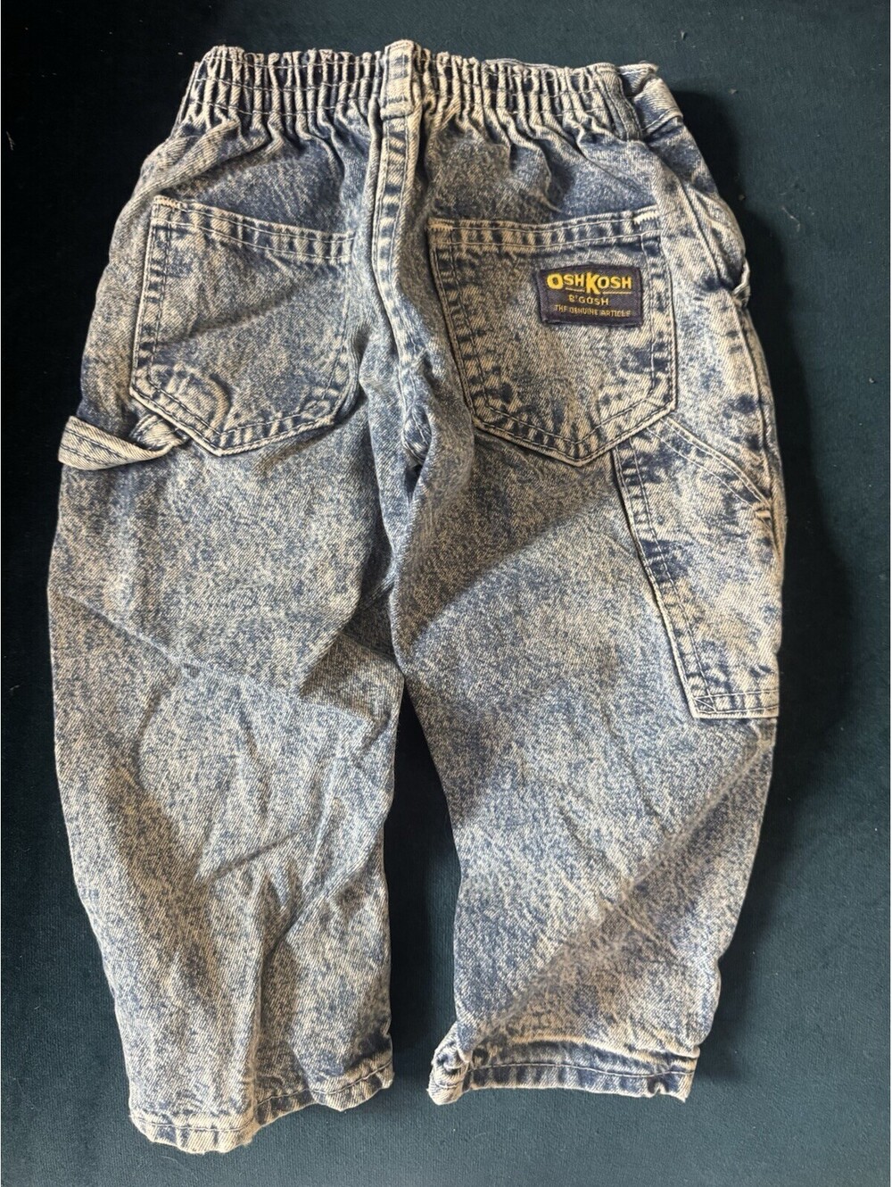 Vintage Oshkosh B Gosh Acid Wash Denim Jeans Size 2T